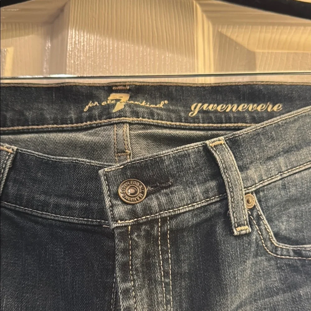 7 For All Mankind Men's Skinny Jeans - Dark Indigo Wash